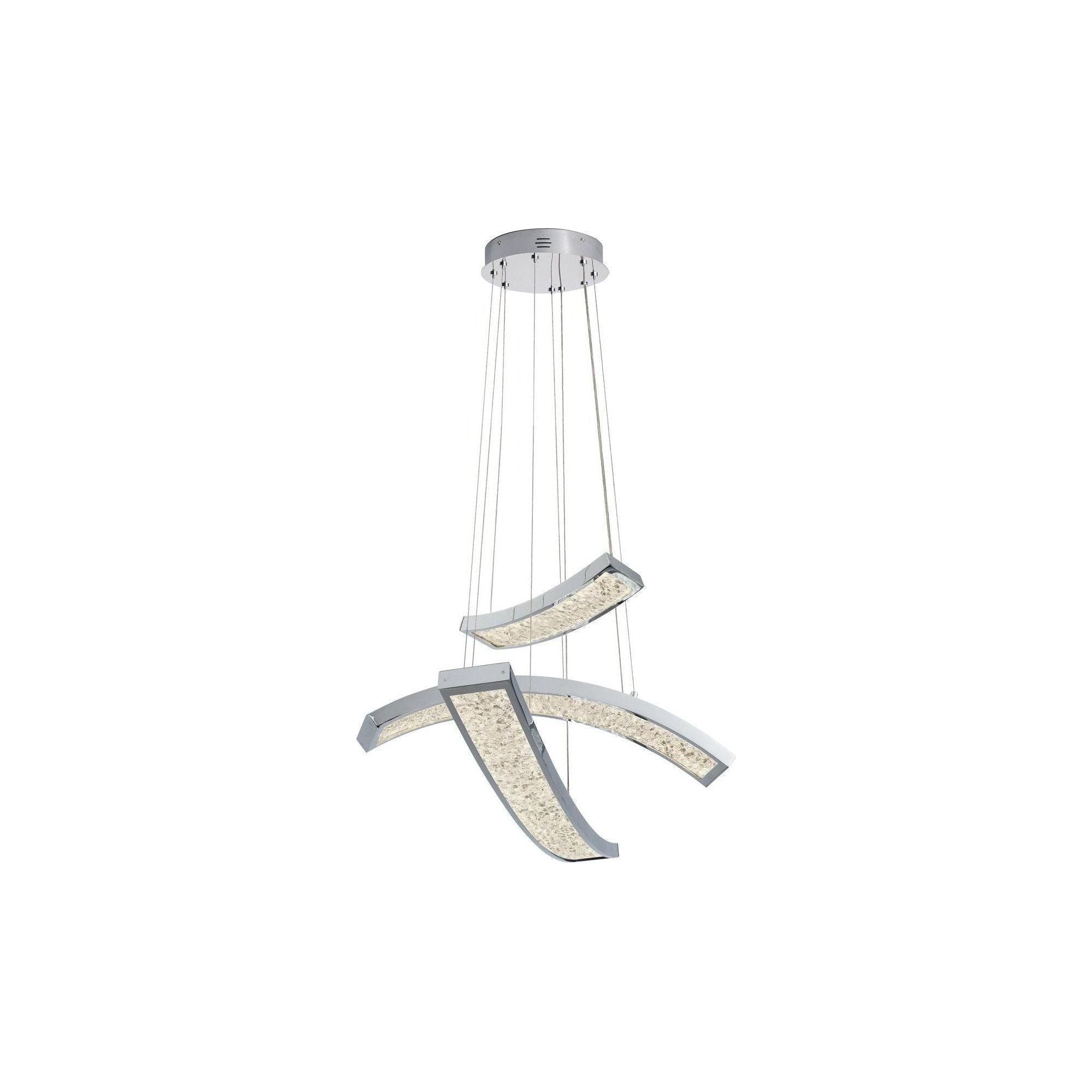Elan - Crushed Ice Pendant - Lights Canada