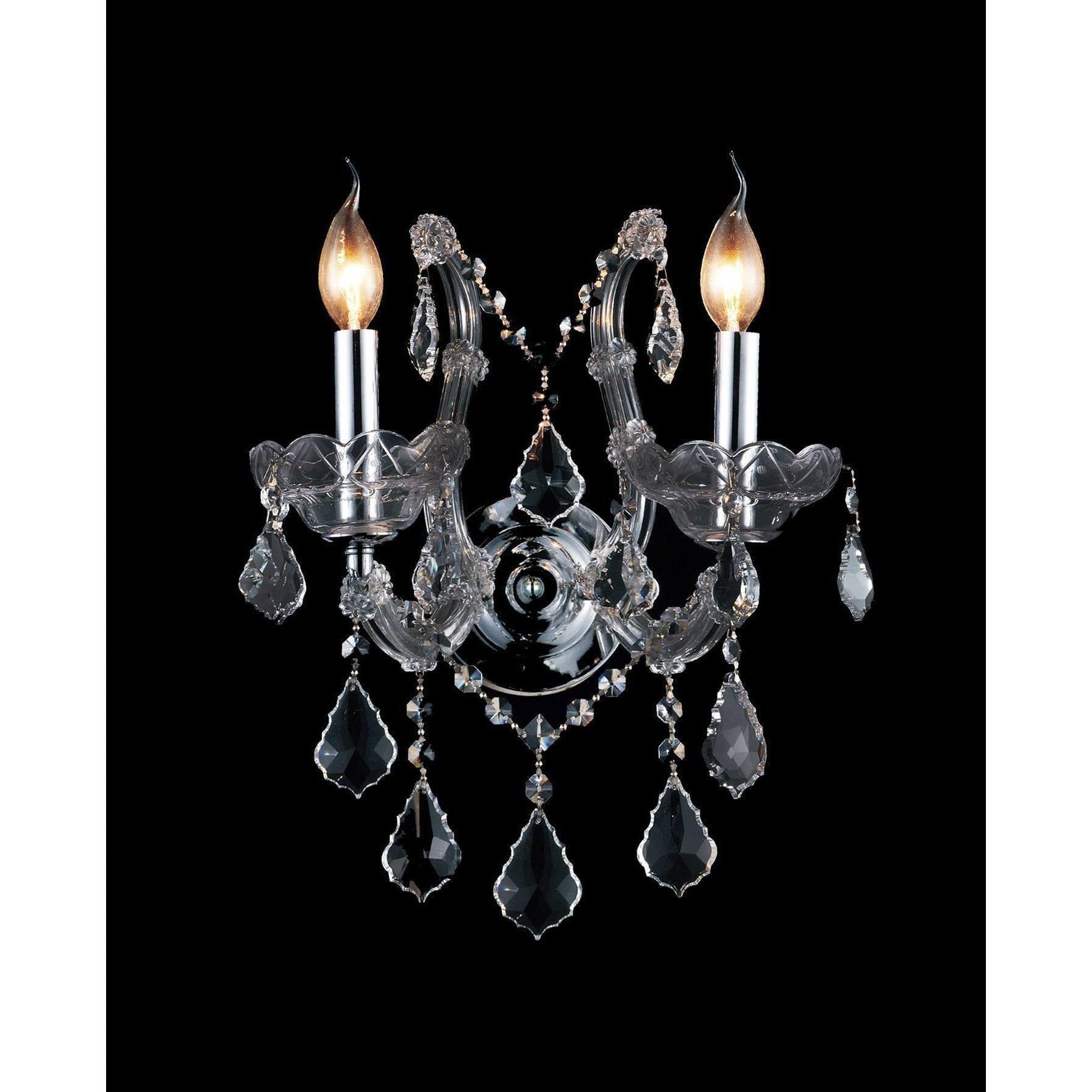Maria Theresa Sconce Chrome