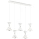 Elan - Elan Kordan Linear Chandelier 5Lt LED - Lights Canada