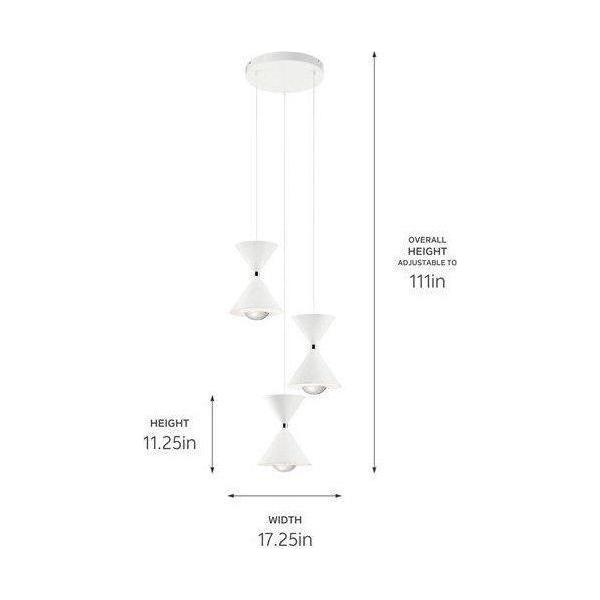 Elan - Elan Kordan Cluster Pendant 3Lt LED - Lights Canada