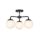 Lark - Juniper 3-Light Semi Flush Mount - Lights Canada