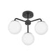 Lark - Juniper 3-Light Semi Flush Mount - Lights Canada