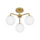 Lark - Juniper 3-Light Semi Flush Mount - Lights Canada