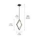 Elan - Elan Darski LED Pendant - Lights Canada