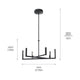 Elan - Elan Priam LED Chandelier - Lights Canada