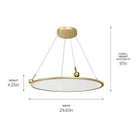 Elan - Elan Jovian Edgelit Chandelier - Lights Canada