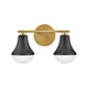 Haddie Two Light Vanity