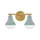 Haddie Two Light Vanity