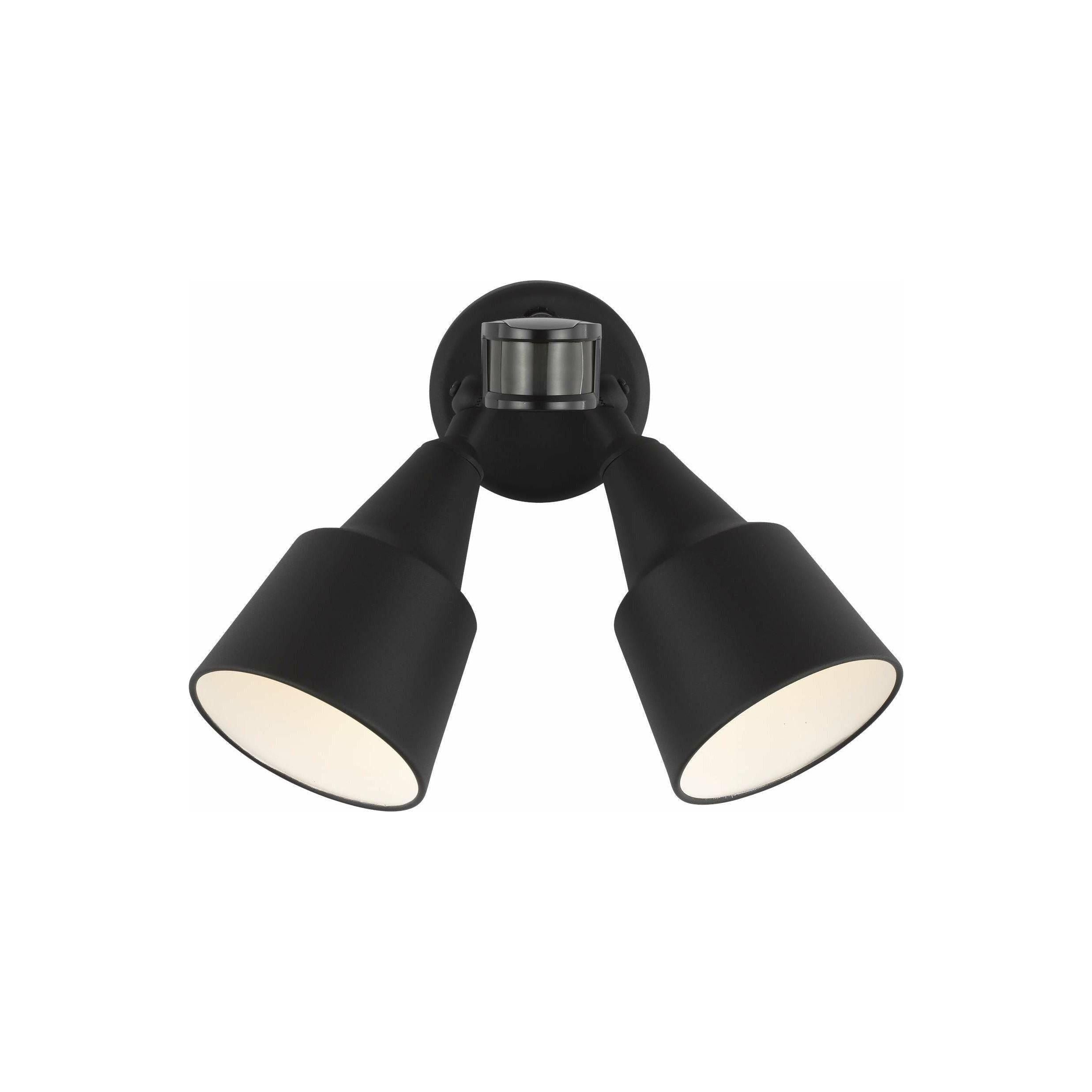 Generation Lighting - Flood Light 2-Light Outdoor Wall Light with Photo and Motion Sensor (with Bulbs) - Lights Canada