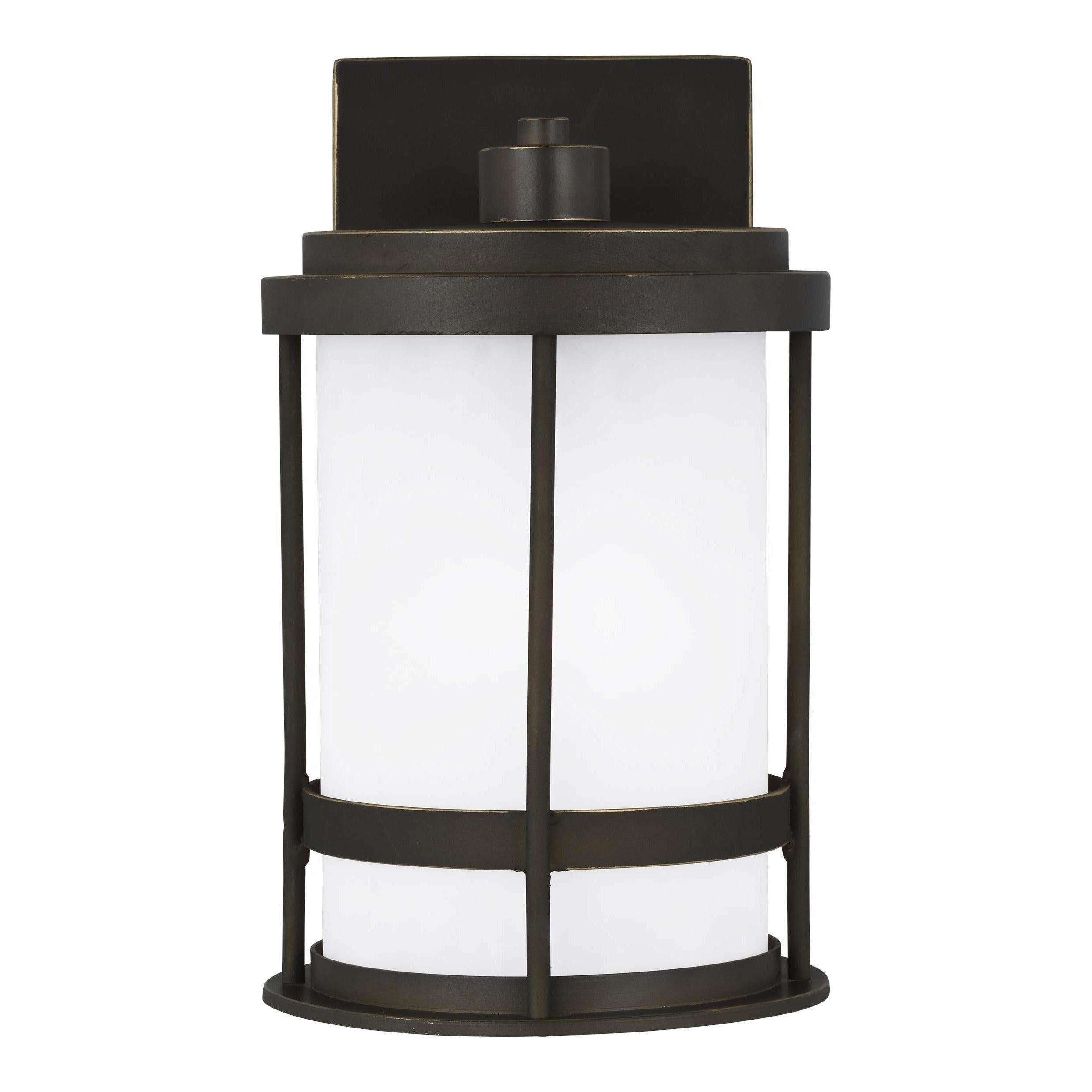 Generation Lighting - Wilburn Small 1-Light Outdoor Wall Light (with Bulb) - Lights Canada