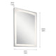 Elan - Elan Tyan Tyan LED Mirror - Lights Canada