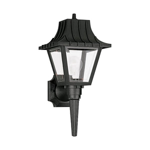 Polycarbonate Outdoor Wall Light Black