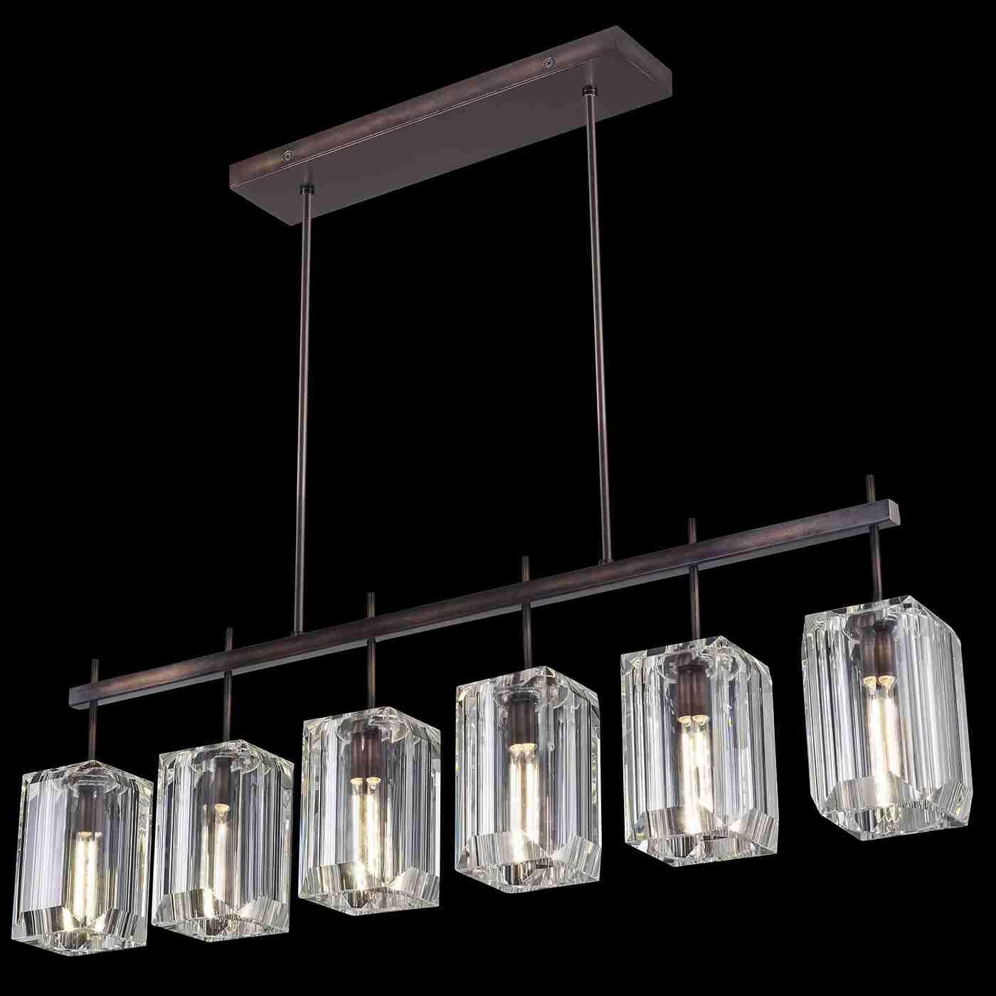 Fine Art Handcrafted Lighting - Monceau Linear Suspension - Lights Canada