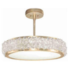 Fine Art Handcrafted Lighting - Arctic Halo Semi Flush Mount - Lights Canada