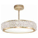 Fine Art Handcrafted Lighting - Arctic Halo Semi Flush Mount - Lights Canada