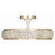 Fine Art Handcrafted Lighting - Arctic Halo Semi Flush Mount - Lights Canada