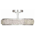 Fine Art Handcrafted Lighting - Arctic Halo Semi Flush Mount - Lights Canada