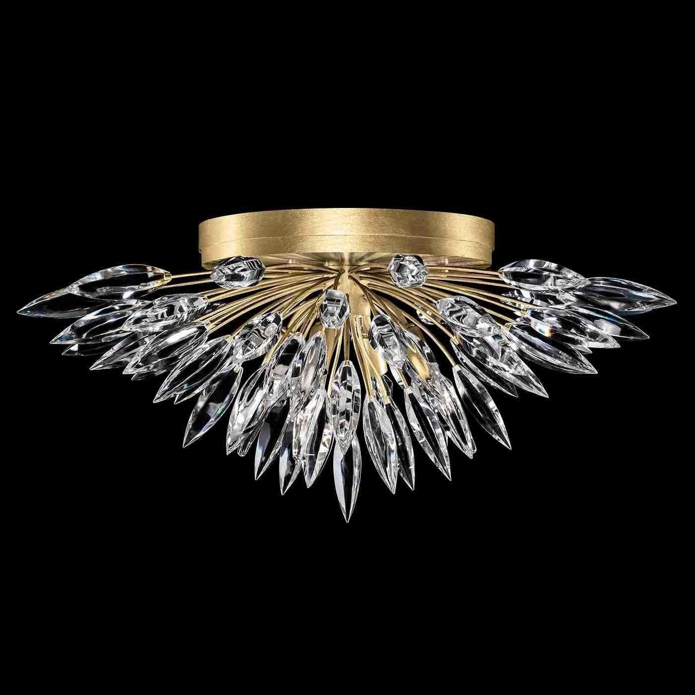 Fine Art Handcrafted Lighting - Lily Buds Flush Mount - Lights Canada