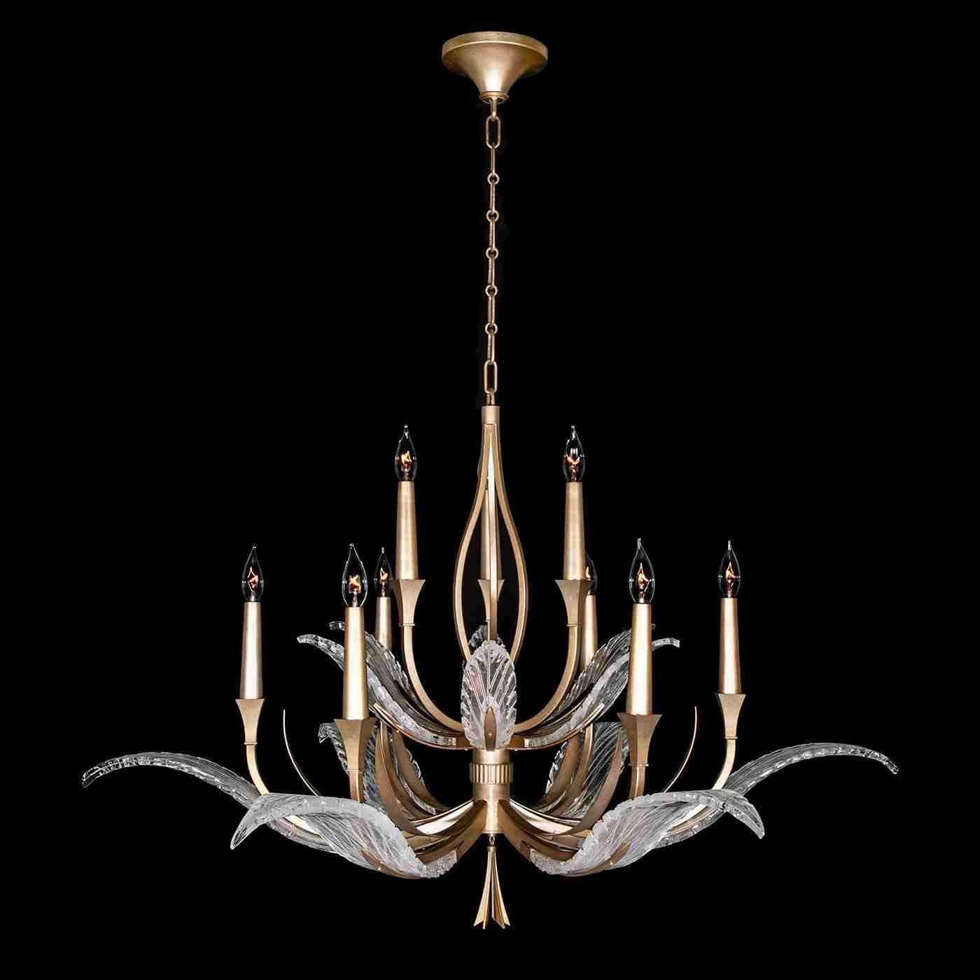 Fine Art Handcrafted Lighting - Plume Chandelier - Lights Canada