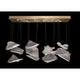 Fine Art Handcrafted Lighting - Elevate 50" Rectangular Pendant - Lights Canada