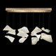 Fine Art Handcrafted Lighting - Elevate 50" Rectangular Pendant - Lights Canada