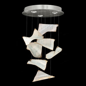 Fine Art Handcrafted Lighting - Elevate 23" Round Pendant - Lights Canada