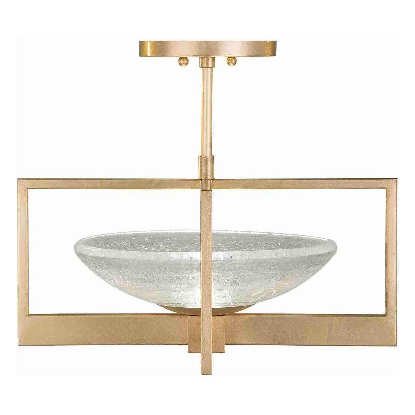 Fine Art Handcrafted Lighting - Delphi Semi Flush Mount - Lights Canada