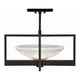 Fine Art Handcrafted Lighting - Delphi Semi Flush Mount - Lights Canada