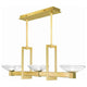 Fine Art Handcrafted Lighting - Delphi Linear Suspension - Lights Canada