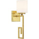 Savoy House - Quatrain 1-Light Wall Sconce - Lights Canada