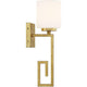 Savoy House - Quatrain 1-Light Wall Sconce - Lights Canada