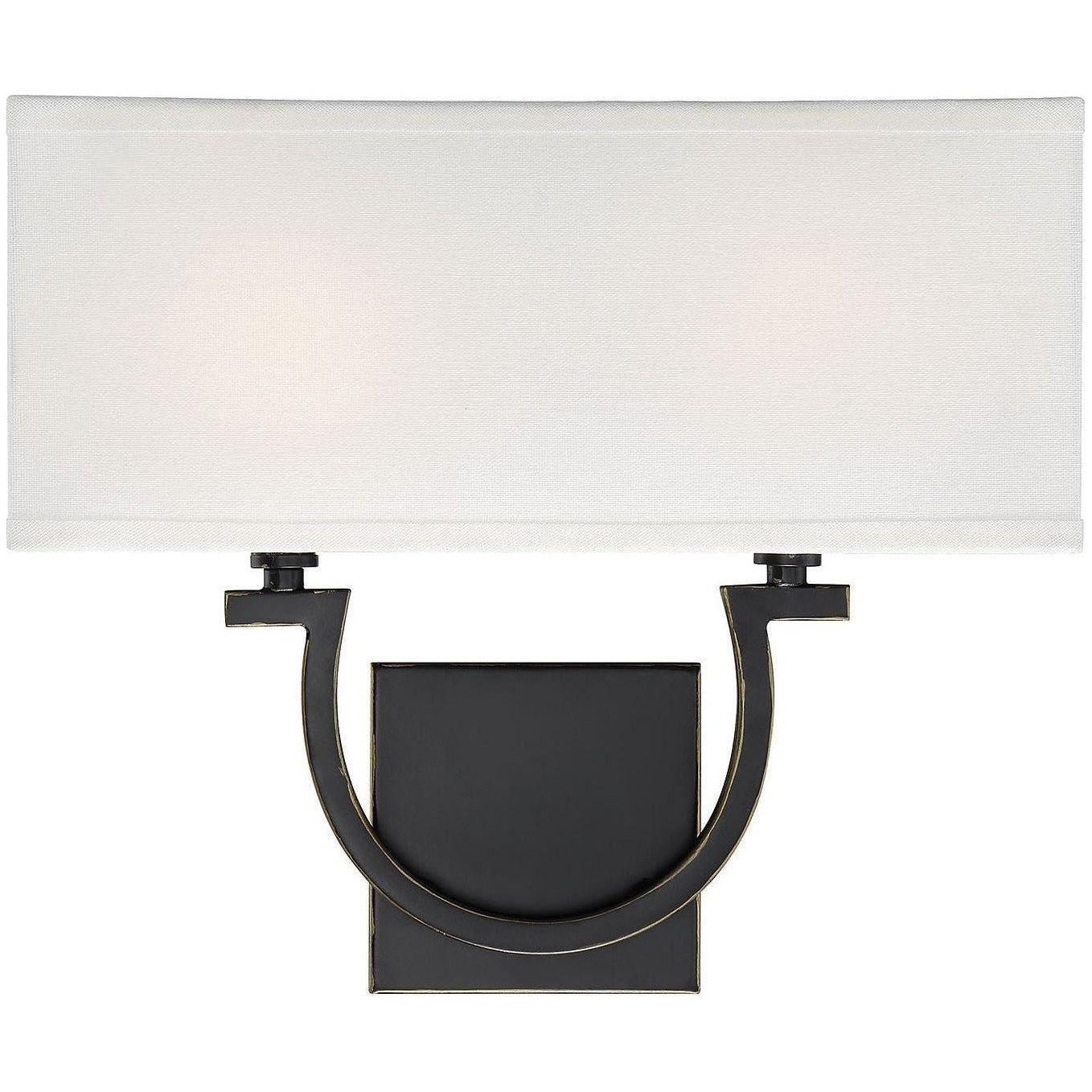 Savoy House - Rhodes 2-Light Wall Sconce - Lights Canada