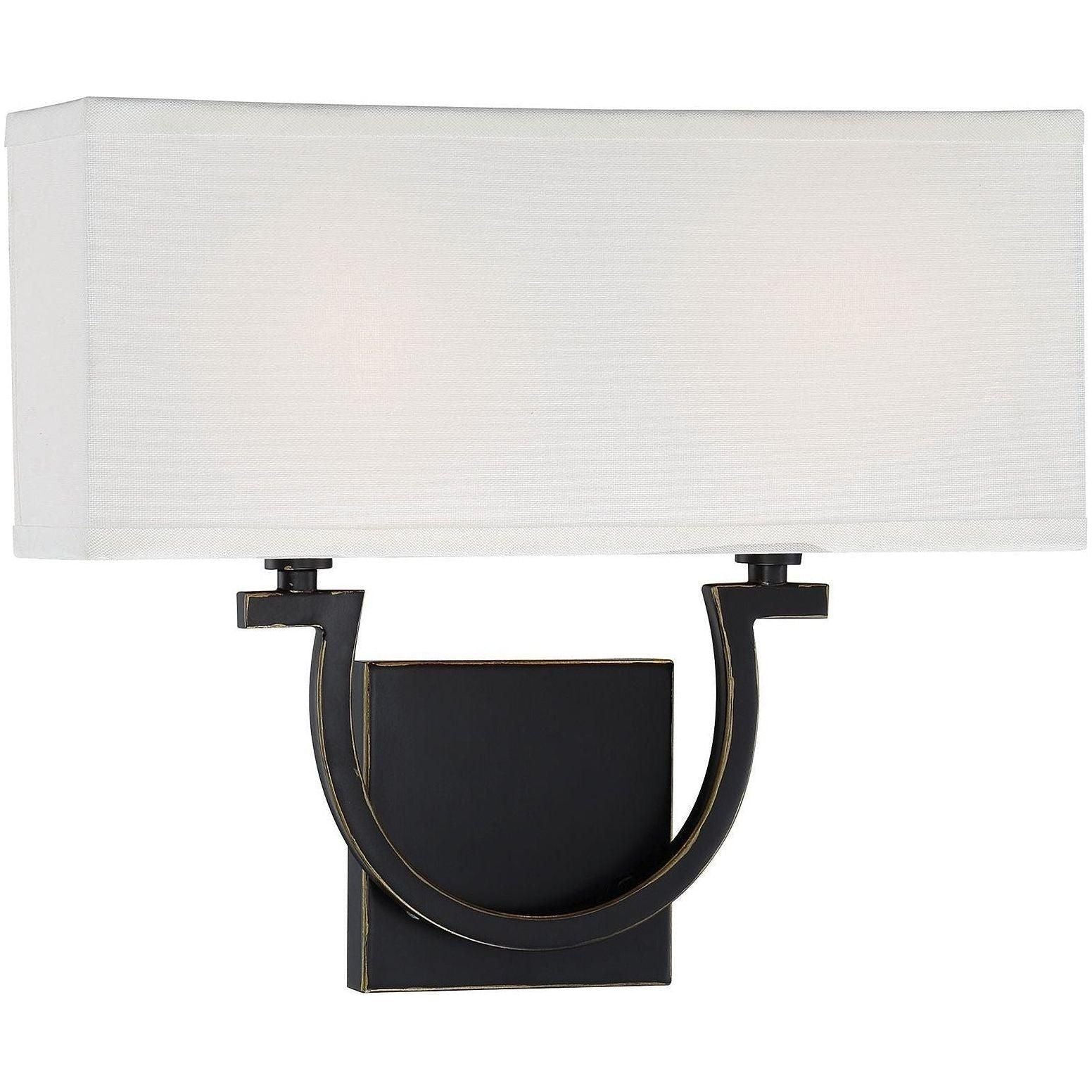 Savoy House - Rhodes 2-Light Wall Sconce - Lights Canada