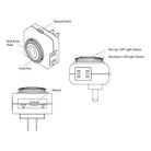 WAC Lighting - Mechanical Timer for WAC Landscape Lighting Power Supply - Lights Canada