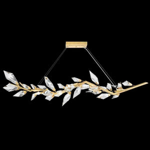 Fine Art Handcrafted Lighting - Foret Linear Suspension - Lights Canada