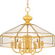Bound Glass 7-Light Chandelier