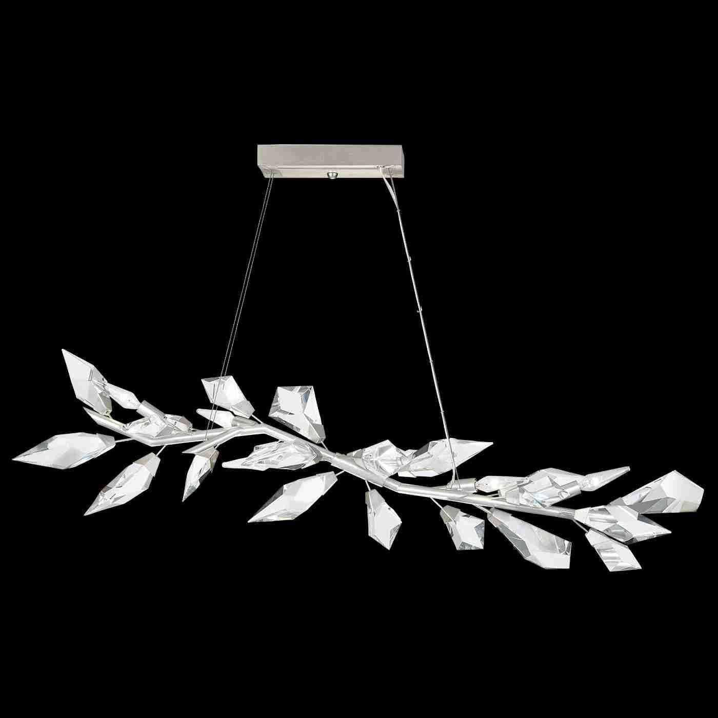 Fine Art Handcrafted Lighting - Foret Linear Suspension - Lights Canada
