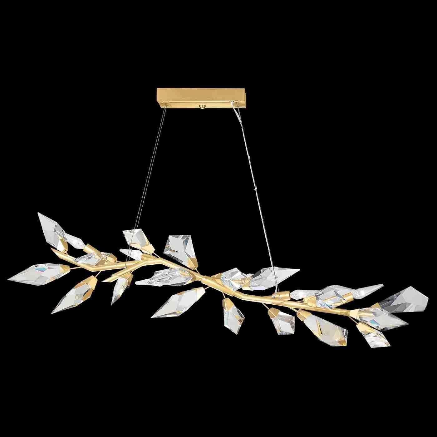 Fine Art Handcrafted Lighting - Foret Linear Suspension - Lights Canada