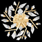 Fine Art Handcrafted Lighting - Foret Flush Mount - Lights Canada