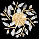 Fine Art Handcrafted Lighting - Foret Flush Mount - Lights Canada