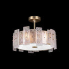 Fine Art Handcrafted Lighting - Lunea Semi Flush Mount - Lights Canada