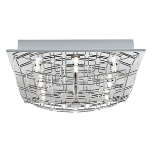 Eglo - Cromer 1 8-Light Flush Mount - Lights Canada