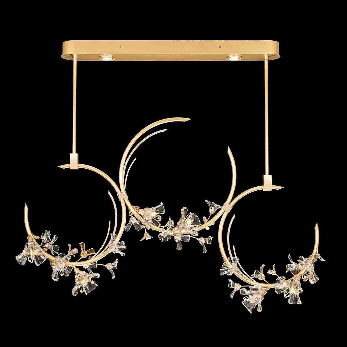Fine Art Handcrafted Lighting - Azu Linear Suspension - Lights Canada