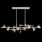 Fine Art Handcrafted Lighting - Azu 65" Linear Suspension - Lights Canada
