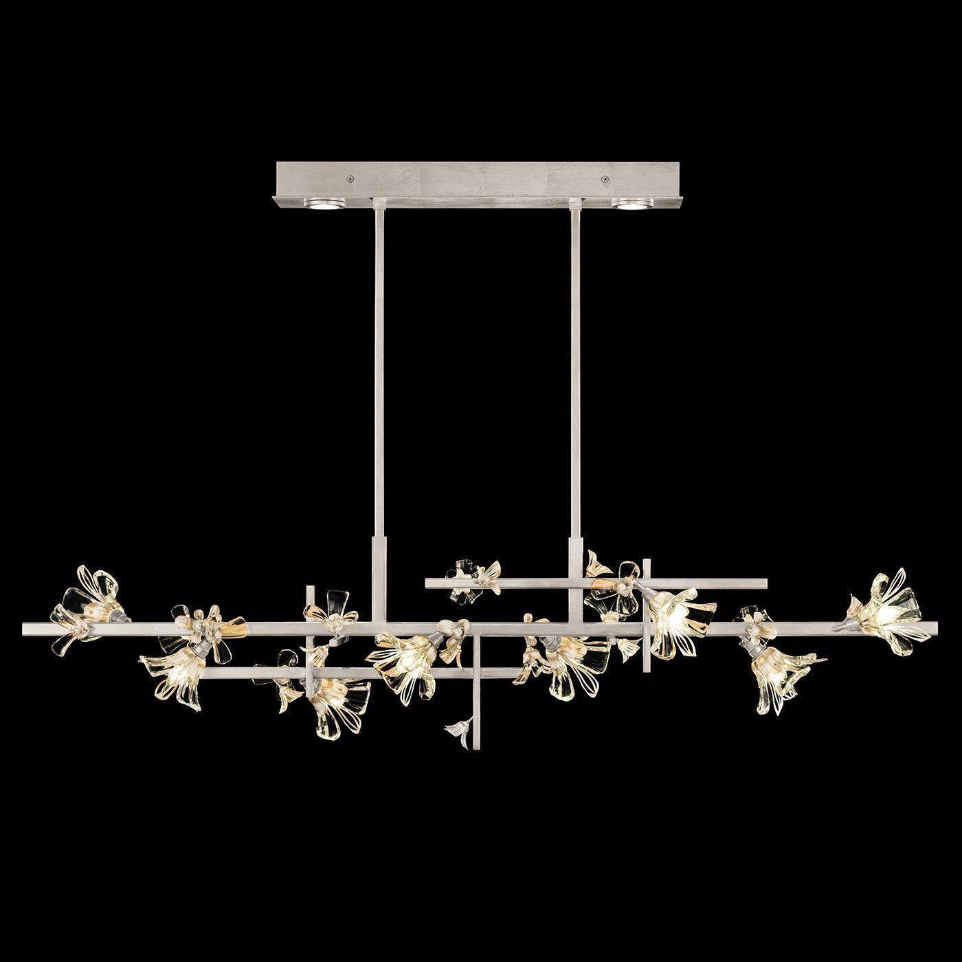Fine Art Handcrafted Lighting - Azu 65" Linear Suspension - Lights Canada