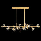 Fine Art Handcrafted Lighting - Azu 65" Linear Suspension - Lights Canada