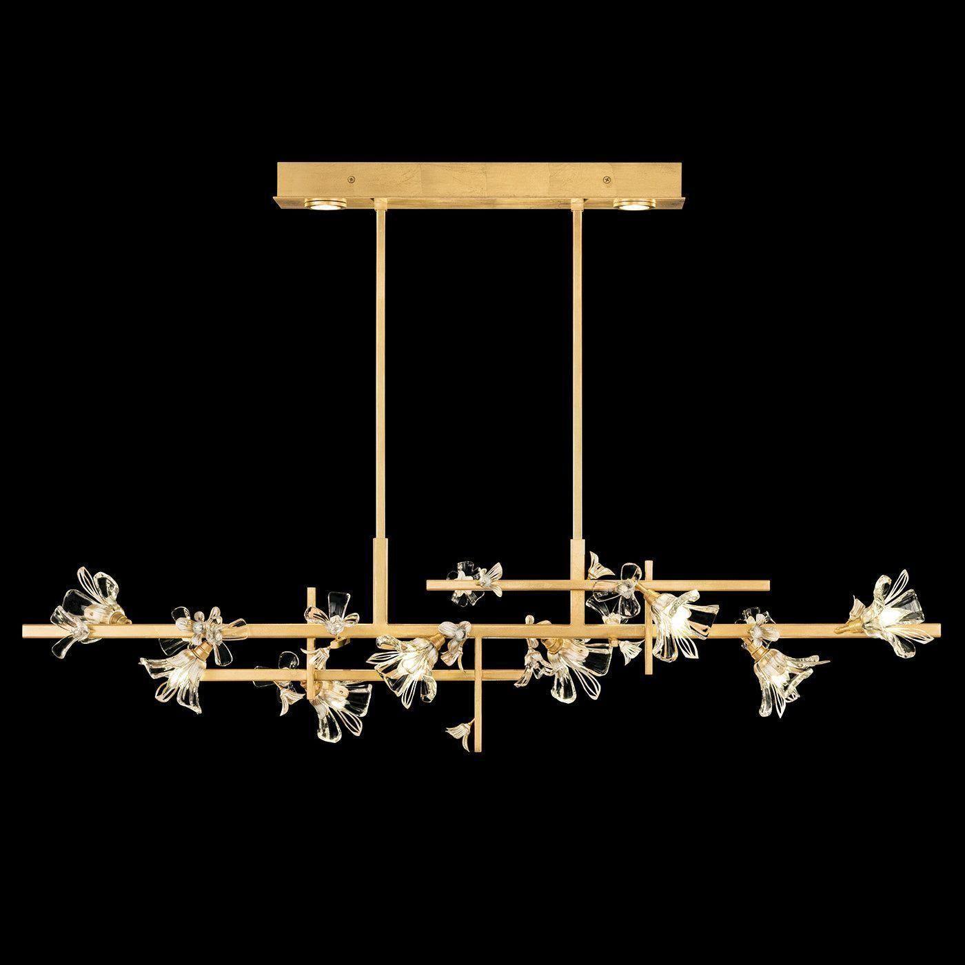 Fine Art Handcrafted Lighting - Azu 65" Linear Suspension - Lights Canada