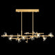 Fine Art Handcrafted Lighting - Azu 65" Linear Suspension - Lights Canada