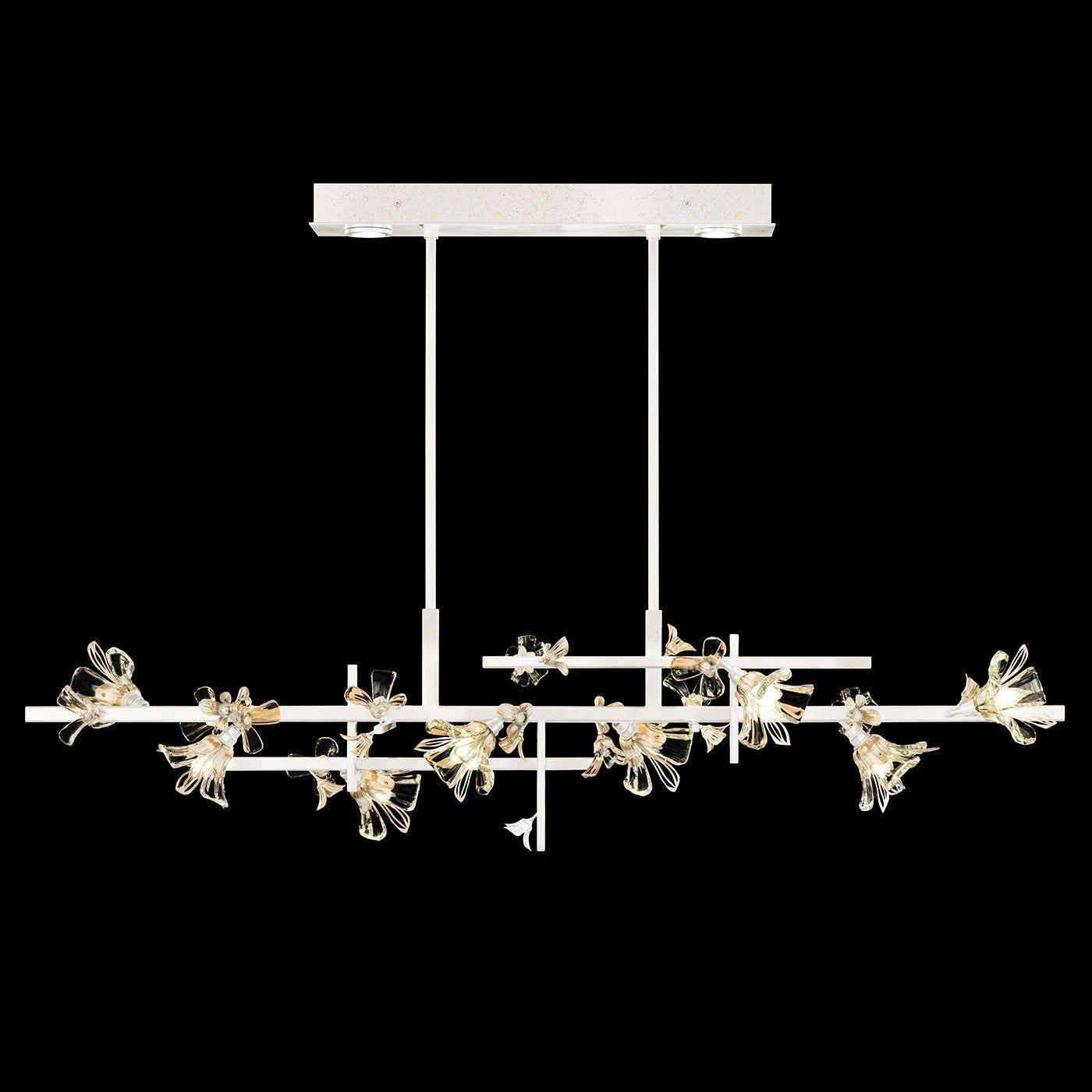Fine Art Handcrafted Lighting - Azu 65" Linear Suspension - Lights Canada