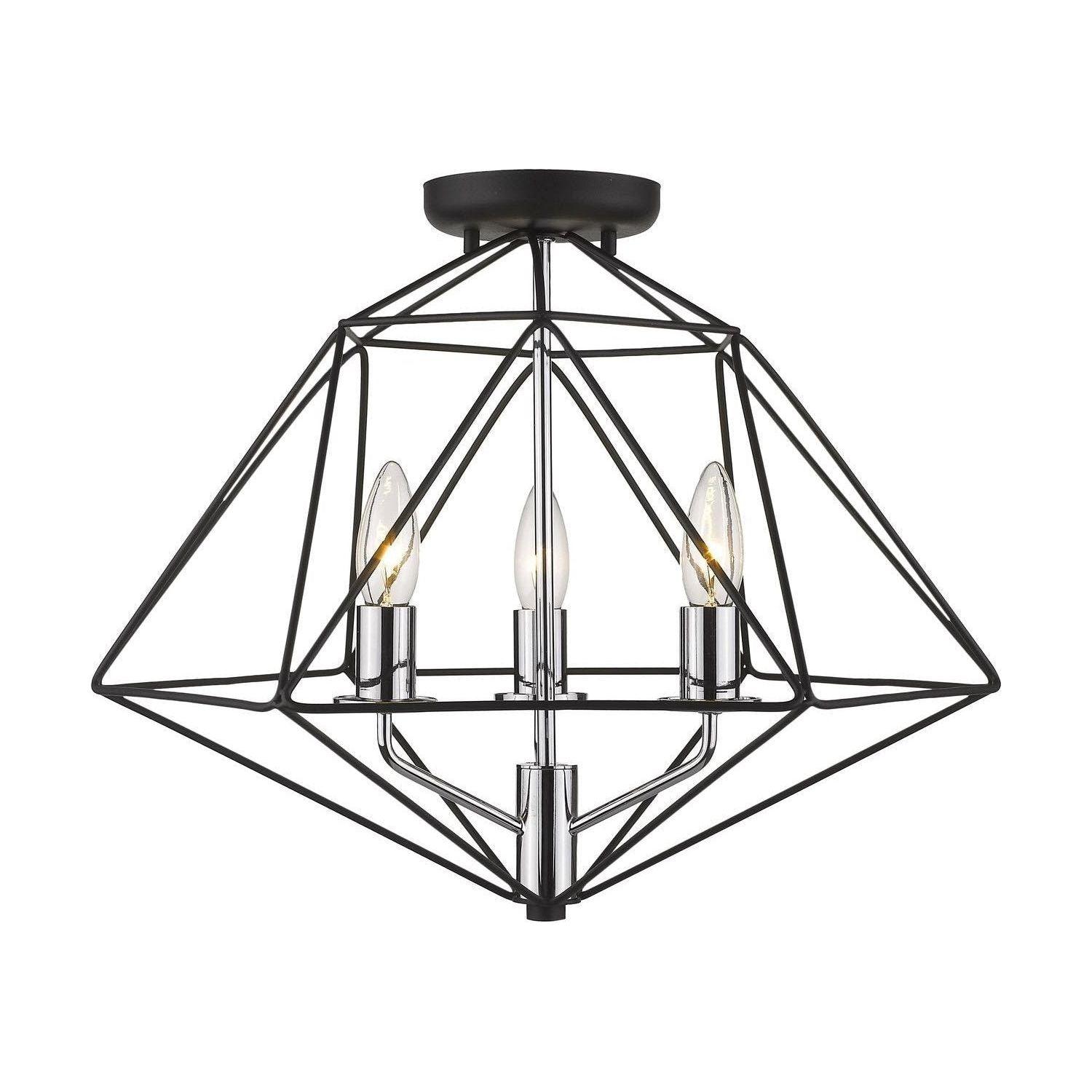 Z-Lite - Geo Semi Flush Mount - Lights Canada